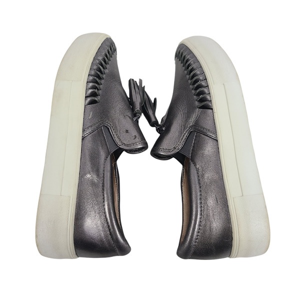 JSlides Aztec Pewter Platform Tassel Sneaker 6M - Picture 6 of 11